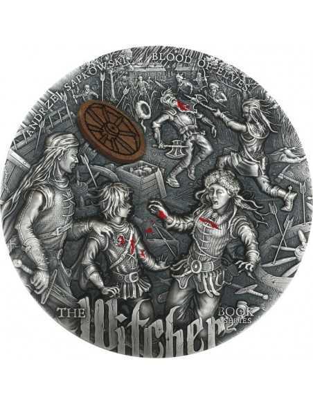 BLOOD OF ELVES The Witcher 2 Oz Silber Münze 5$ Niue 2021