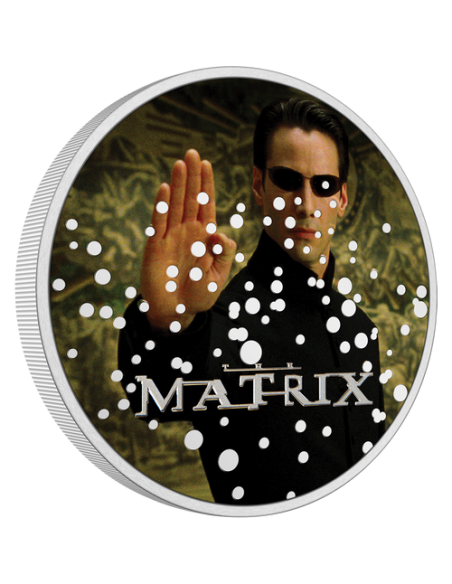 THE MATRIX 1 Oz Silver Proof Coin 2$ Niue 2022 - Coins & More - Films et Séries