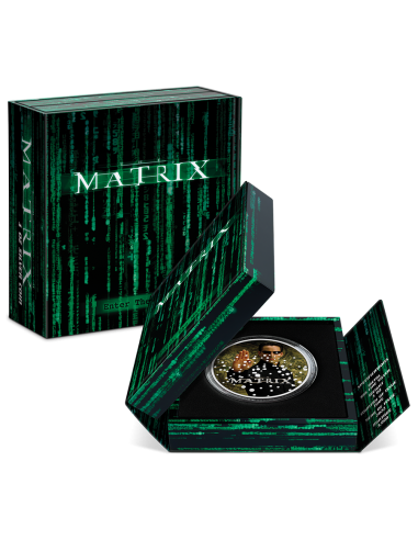 THE MATRIX 1 Oz Silver Proof Coin 2$ Niue 2022 - Coins & More - Films et Séries