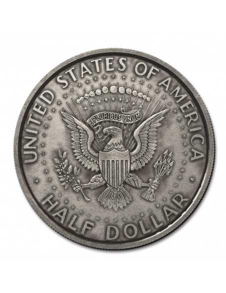 THE WITCH Roman Booteen's 2 Oz 3D coin Kennedy Half Dollar - Coins & More - Argento