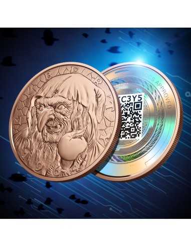 THE WITCH Roman Booteen's 2 Oz 3D coin Kennedy Half Dollar - Coins & More - Argento