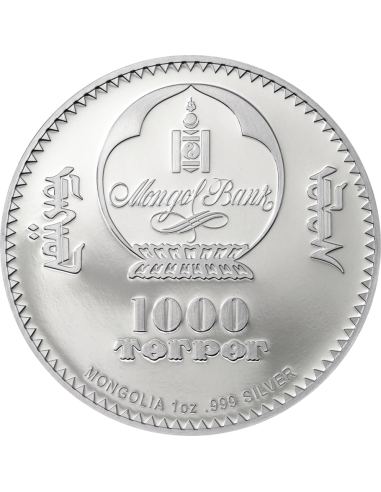 MOTHER TERESA Revolutionaries 1 Oz Silver Coin 1000 Togrog Mongolia 2022 - Coins & More - Mongolia