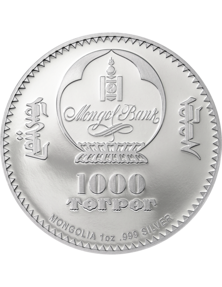 MOTHER TERESA Revolutionaries 1 Oz Silver Coin 1000 Togrog Mongolia 2022 - Coins & More - Mongolia