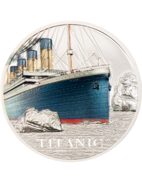 TITANIC 1 Oz Silver Coin 5$ Cook Islands 2022 - Coins & More - Isole Cook