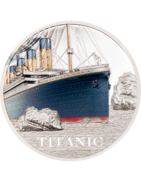 TITANIC 3 Oz Silver Coin 20$ Cook Islands 2022