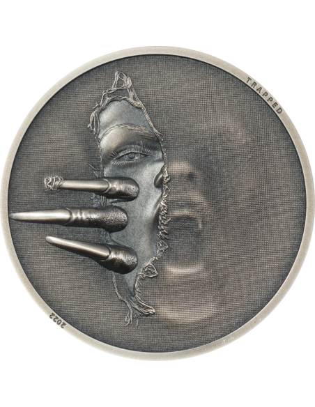UNTRAPPED 1 Oz Silver Coin 5$ Cook Islands 2022 - Coins & More - Islas Cook
