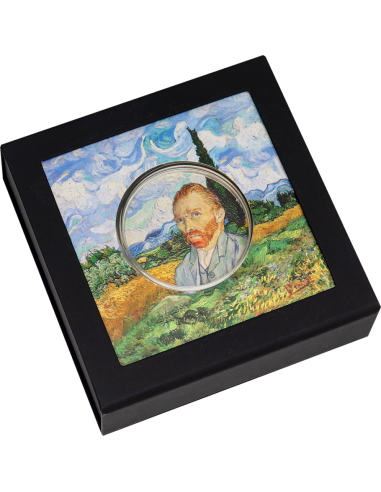 VINCENT VAN GOGH Masters of Art 2 Oz Silver Coin 10$ Cook Islands 2022