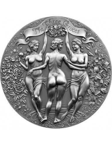 THREE GRACES Celestial Beauty 1 Kg Kilo Silver Coin 10000 Francs Cameroon 2022