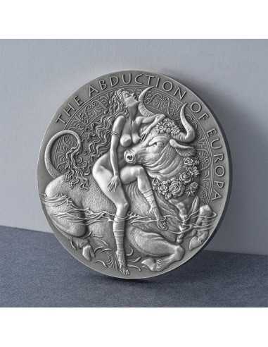 ABDUCTION OF EUROPA Celestial Beauty 2 Oz Silver Coin 2000 Francs Cameroon 2022 - Coins & More - Mitología, Leyendas y Folclore