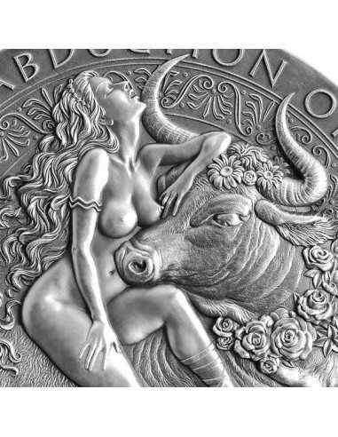 ABDUCTION OF EUROPA Celestial Beauty 2 Oz Silver Coin 2000 Francs Cameroon 2022 - Coins & More - Mitología, Leyendas y Folclore