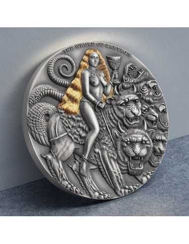 THE WHORE OF BABYLON Apocalypse 3 Oz Silver Coin 3000 Francs Cameroon 2022 - Coins & More - Cameroon