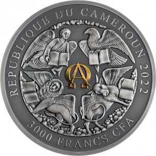THE WHORE OF BABYLON Apocalypse 3 Oz Silver Coin 3000 Francs Cameroon 2022 - Coins & More - Camerún 2
