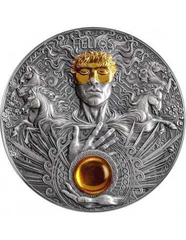 HELIOS Divine Faces Of The Sun 3 Oz Silver Coin 5$ Niue 2022 - Coins & More - Niue