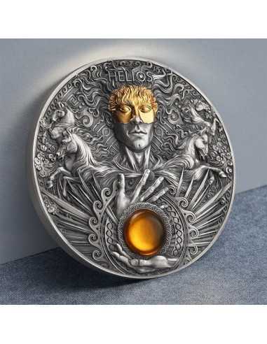 HELIOS Divine Faces Of The Sun 3 Oz Silver Coin 5$ Niue 2022 - Coins & More - Niue