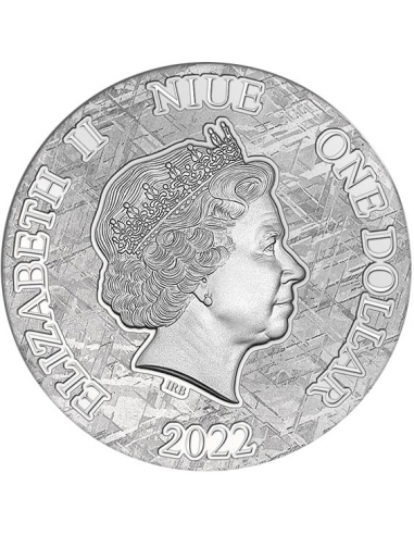 ALETAI 1 Oz Pure Meteorite Coin 1$ Niue 2022 - Coins & More - Cienca y Astronomia