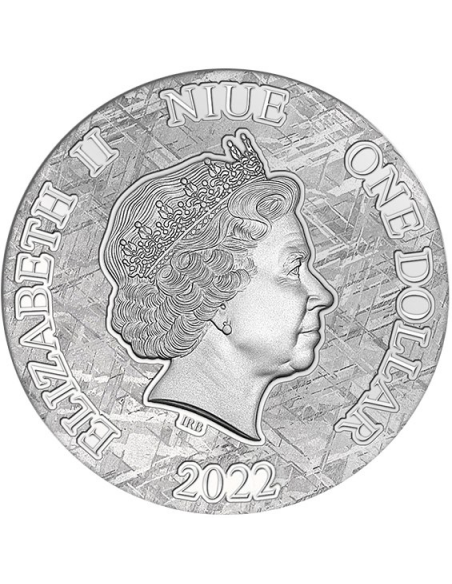 ALETAI 1 Oz Pure Meteorite Coin 1$ Niue 2022 - Coins & More - Cienca y Astronomia