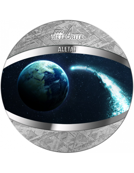 ALETAI 1 Oz Pure Meteorite Coin 1$ Niue 2022 - Coins & More - Cienca y Astronomia