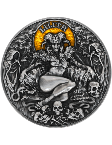 LILITH 2 Oz Silver Coin 2000 Francs Cameroon 2022