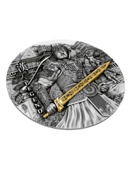 QIN SHI HUANG Legends of the Great Chinese Emperors 2 Oz Silver Coin 5$ Niue 2021 - Coins & More - Niue
