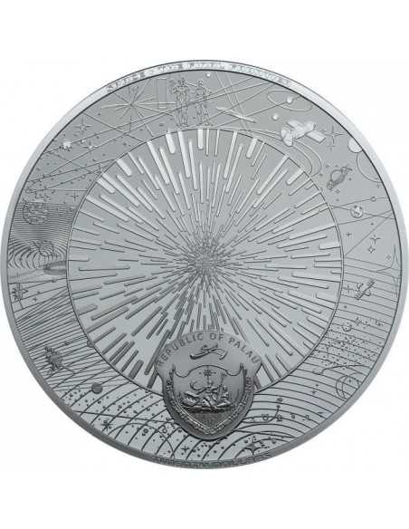 PILLARS OF CREATION & BLACK HOLE Space Final Frontier 3 Oz Silver Coin 20$ Palau 2022 - Coins & More - Palau