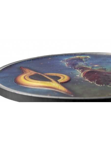 PILLARS OF CREATION & BLACK HOLE Space Final Frontier 3 Oz Silver Coin 20$ Palau 2022 - Coins & More - Palau