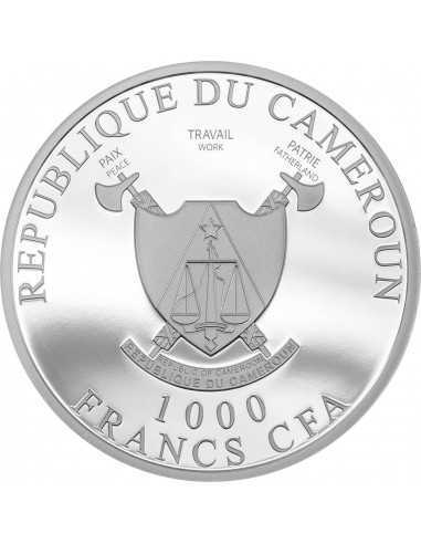 PILSNER BEER Food & Drinks 1 Oz Silver Coin 1000 Francs Cameroon 2022 - Coins & More - Cameroun