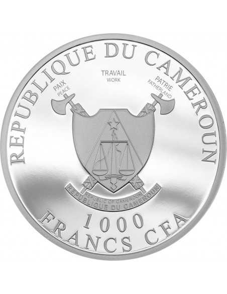 PILSNER BEER Food & Drinks 1 Oz Silver Coin 1000 Francs Cameroon 2022 - Coins & More - Cameroun