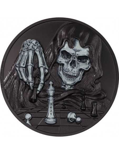 THE DARK CHECKMATE 3 Oz Silver Coin 20$ Palau 2022 - Coins & More - Palau