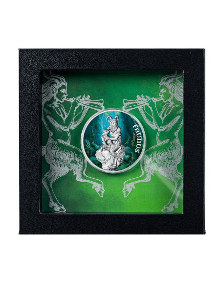 FAUNUS The God Of Fertility Silver Coin 2$ Dollars Niue 2022 - Coins & More - Mythologie, Légendes et Folklore