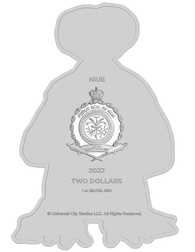 E.T. 40th Anniversary 1 Oz Silver Shaped Coin 2$ Niue 2022 - Coins & More - Niue