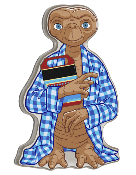 E.T. 40th Anniversary 1 Oz Silver Shaped Coin 2$ Niue 2022 - Coins & More - Niue