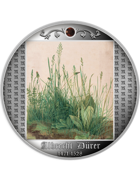 THE GREAT PIECE OF TURF Albrecht Dürer Silver Coin 500 Francs Cameroon 2021 - Coins & More - Nouveautés