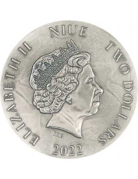 MEDUSA Silver Coin 2$ Niue 2022 - Coins & More - Niue
