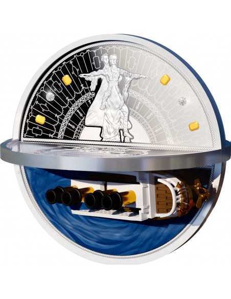 TITANIC A LEGENDARY CATASTROPHE 2 Oz 3D Silver Coin 5$ Niue 2022 - Coins & More - Niue