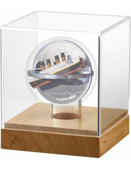 TITANIC A LEGENDARY CATASTROPHE 2 Oz 3D Silver Coin 5$ Niue 2022 - Coins & More - Niue