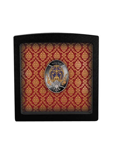 TSAREVITCH EGG Faberge Silver Coin 1$ Niue 2021 - Coins & More - Arte e Architettura