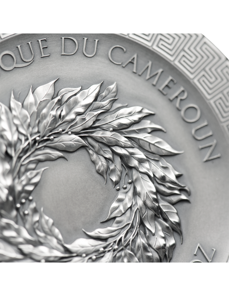 APOLLO AND THE MUSES Celestial Beauty 5 Oz Silver Coin 5000 Francs Cameroon 2022 - Coins & More - Kamerun