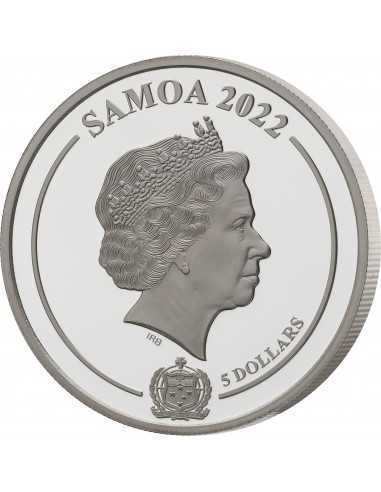 GOLDEN INSECTS II Set 3x1 Oz Silver Coins 5$ Samoa 2022 - Coins & More - Naturaleza y Animales