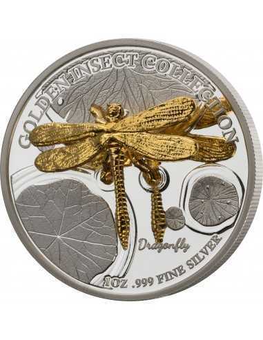 GOLDEN INSECTS II Set 3x1 Oz Silver Coins 5$ Samoa 2022 - Coins & More - Naturaleza y Animales