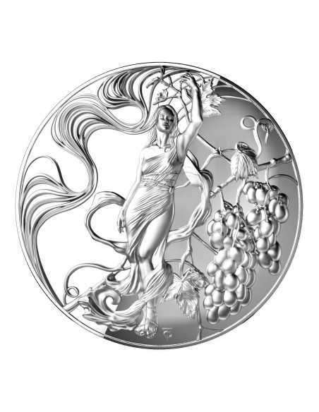 LIBERTY Fortress 2 Oz Silver Coin 5$ Niue 2022