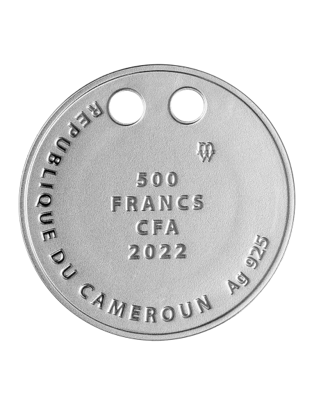 OCTOPUS Silver Coin 500 Francs Cameroon 2022 - Coins & More - Ideas de Regalos