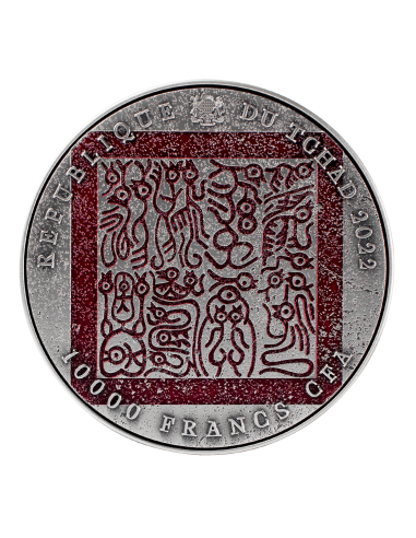 GUAN YU CROSSES 5 PASSES AND SLAYS 6 GENERALS 2 Oz Silver Coin 10000 CFA Francs Cameroon 2022 - Coins & More - Kamerun