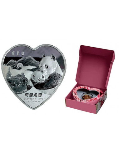 MOTHER'S LOVE IS FOREVER 1 Oz Silver Coin 1000 Shillings Tanzania 2022 - Coins & More - Africa