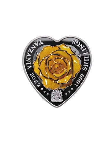 MOTHER'S LOVE IS FOREVER 1 Oz Silver Coin 1000 Shillings Tanzania 2022 - Coins & More - Africa