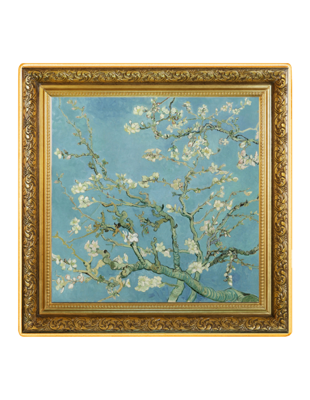 ALMOND BLOSSOM Vincent van Gogh Treasures of World 1 Oz Silver Coin 1$ Niue 2022 - Coins & More - Monedas en forma de Tablas