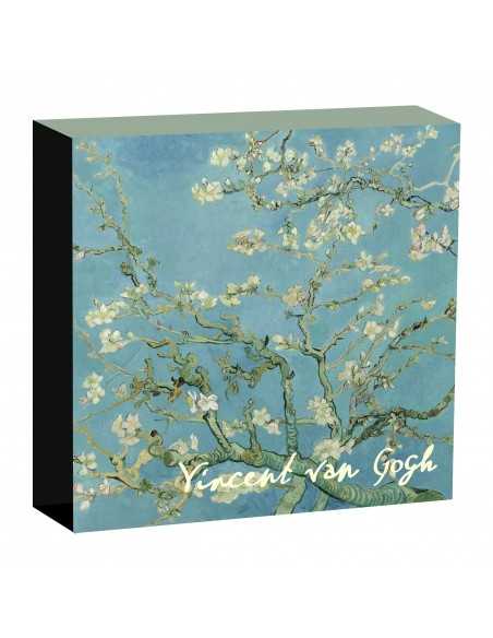 ALMOND BLOSSOM Vincent van Gogh Treasures of World 1 Oz Silver Coin 1$ Niue 2022 - Coins & More - Monedas en forma de Tablas
