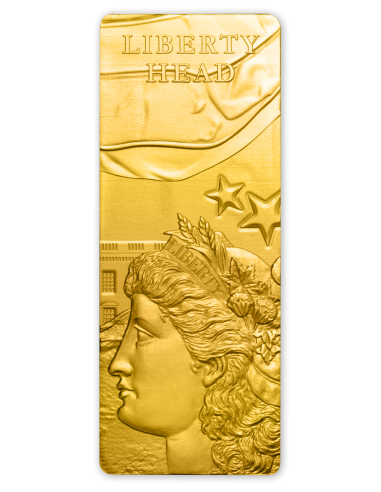 LADY LIBERTY Gold Plated Set 4x1 Oz Silver Coins 5$ Barbados 2022 - Coins & More - Barbados