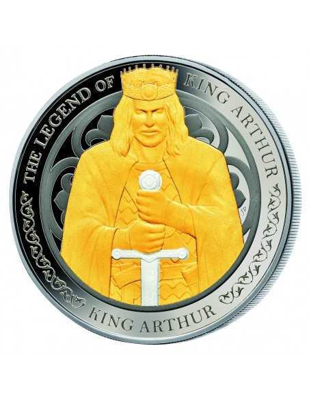 LEGEND OF KING ARTHUR Set 4x1 Oz Silver Coins 5$ Samoa 2022