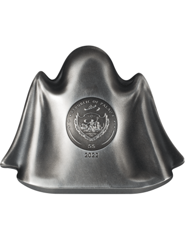 SILVER GHOST 1 Oz Silver Coin 5$ Palau 2022 - Coins & More - Palau