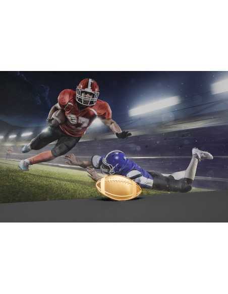 AMERICAN FOOTBALL SPECIAL SHAPE Gold Coin 1$ Palau - Coins & More - Palau